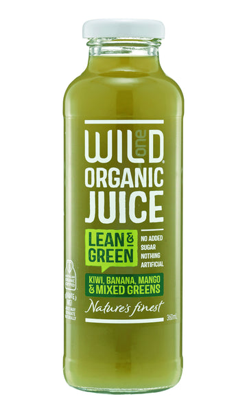 Wild One Organic Lean & Green Juice 360ml