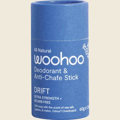 Woohoo Deodorant & Anti Chafe Stick Drift Extra Strength 60g