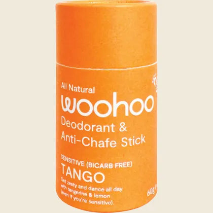 Woohoo Deodorant & Anti Chafe Stick Tango Sensitive Bicarb-Free 60g