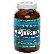 Green Nutritionals Marine Magnesium Vegan Capsules (260mg) 120 Capsules