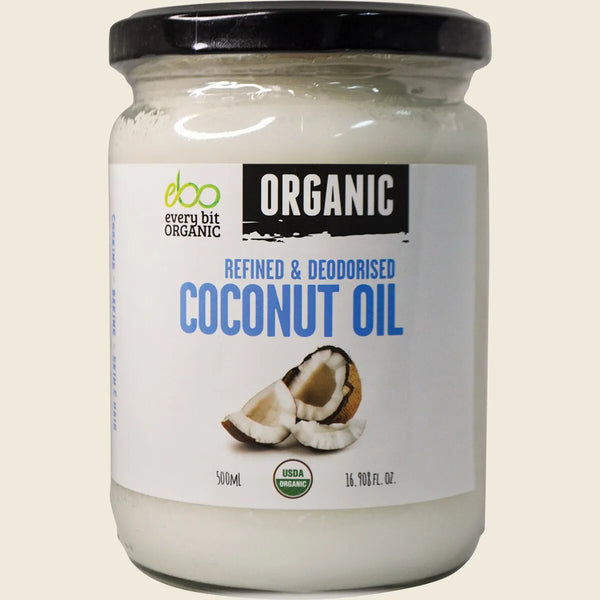 Coconut Oil Refined & Deodorised Every Bit Organic 500ml