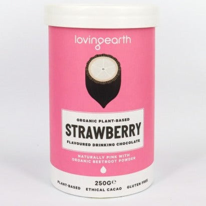 Loving Earth Drinking Chocolate Strawberry Organic 250g