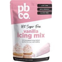 Simply Low Carb PBCo. Sugar Free Vanilla Icing Mix Keto 225g