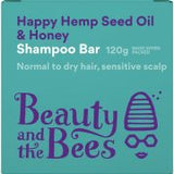 Beauty & The Bees Shampoo Bar Happy Hemp Seed Oil & Honey 120g
