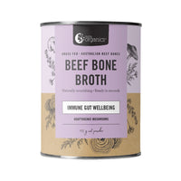 Bone Broth Powder Beef - Nutra Organics - Adaptogenic Mushroom -125g