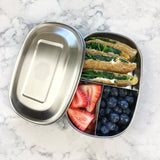 Ever Eco Stainless Steel Bento Snack Box 3 Compartment 580ml