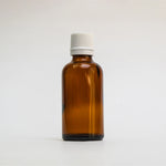 Bottle Amber Glass For essential Oils 100ml with dripolator lid