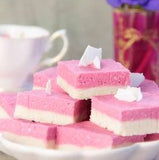 Raw Treats Christmas Coconut Ice Slice