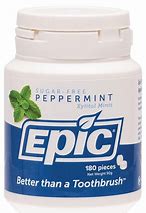 Epic Xylitol Sugar Free Mints Peppermint 180pk