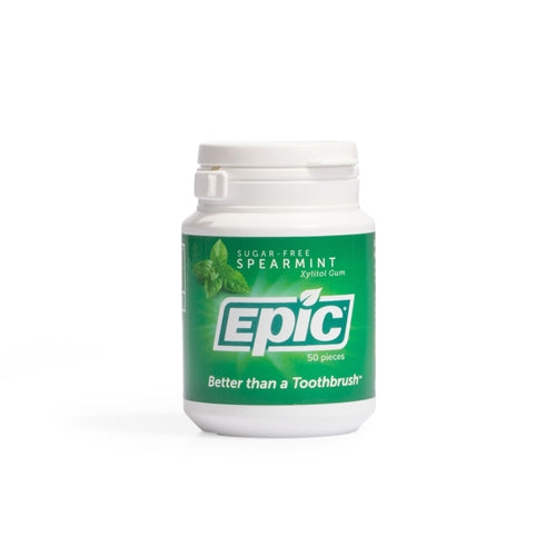 Epic Xylitol Chewing Gum Spearmint 50pk