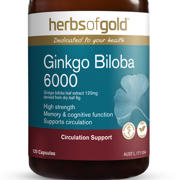 Ginkgo Biloba  6000mg 120 tablets