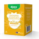 Kintra Foods Lemongrass & Ginger with Lemon Myrtle Tea Bags Pk25