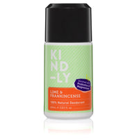Kind-ly 100% Natural Deodorant Roll-On Lime & Frankincense 60ml