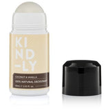 Kind-ly 100% Natural Deodorant Roll-On Coconut & Vanilla 60ml