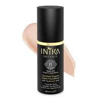 INIKA Organic Certified Organic Liquid Foundation 'Porcelain' 30ml