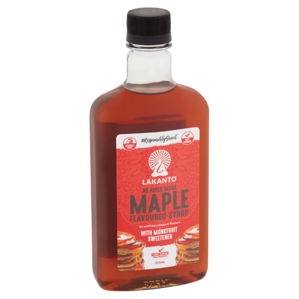 Lakanto No Added Sugar Maple Flavoured Syrup - 375 ml