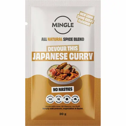 Mingle All Natural Seasoning Meal Sachet Japanese Curry 30g