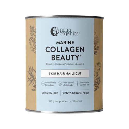 Nutra Organics Collagen Beauty - Marine Skin Hair Nails Gut 225g