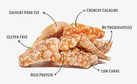 Pascal's Pork Scratchings Slow Cooked Crackling 100g