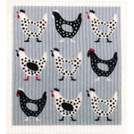 Retrokitchen 100% Biodegradable Dishcloth Hens