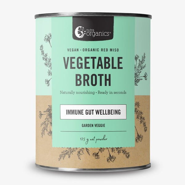 Broth Powder Vegan - Nutra Organics - Garden Herb 125g