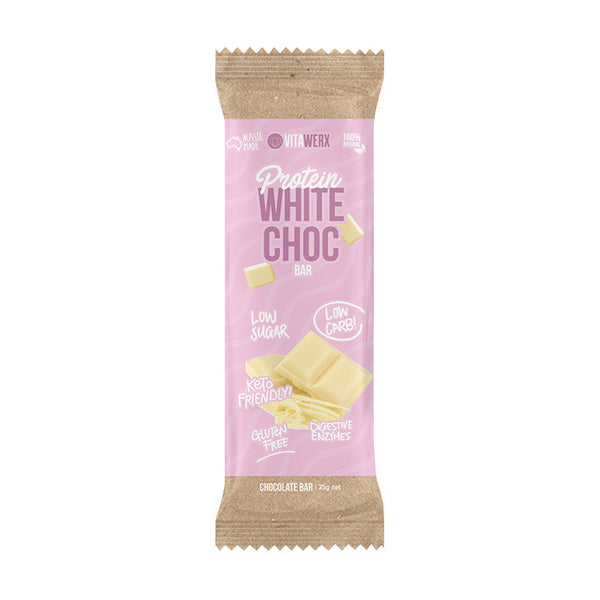 Vitawerx Protein Keto White Chocolate Bar 35g
