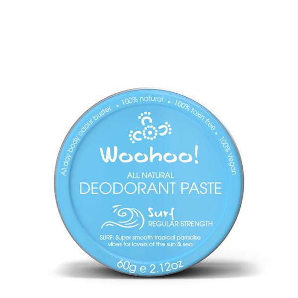 Woohoo All Natural Deodorant Paste (Tin) Surf 60g