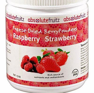 Absolute Fruitz Freeze Dried Raspberry Strawberry Powder 150g