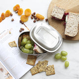 Ever Eco Stainless Steel Bento Snack Box 2 Compartment 580ml