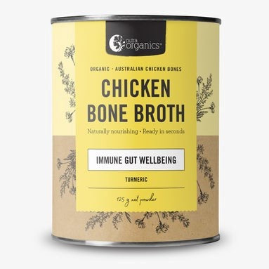 Bone Broth Powder Chicken - Nutra Organics - Turmeric 125g