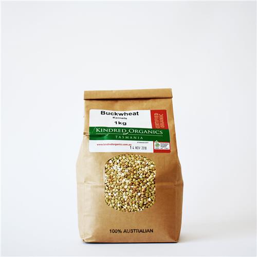 Buckwheat Hulled Kindred Organics (TAS) 15kg (pre-order)