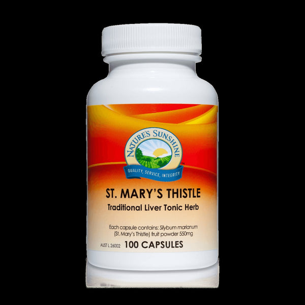 Natures Sunshine St Mary's Thistle 550mg 100 capsules