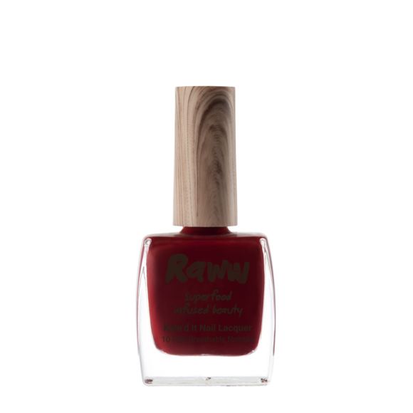 RAWW Kale'd It Nail Lacquer - Dark Raww Cherry