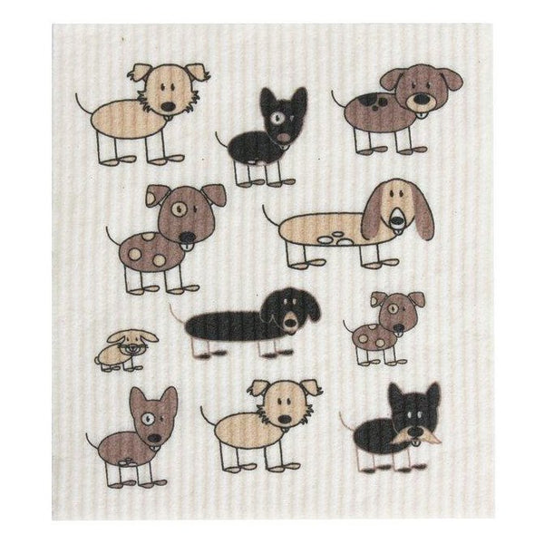 Retrokitchen 100% Biodegradable Dishcloth Dogs